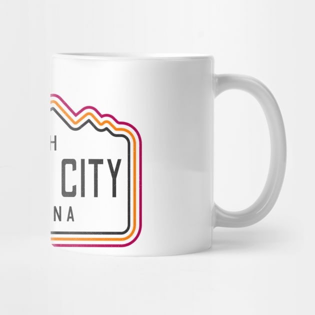 Visiting NC Mountain Cities Bryson, NC Neon Range by Contentarama